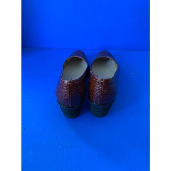 Salvatore Ferragamo Italy Women's Sz  6 2A Brown Suede Slip-on Wedges Shoes - Picture 3 of 6